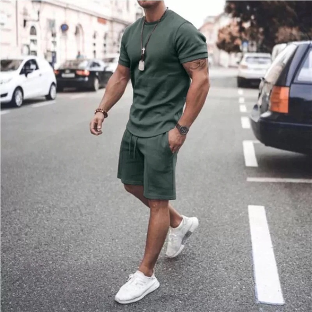 Men Casual Short Set